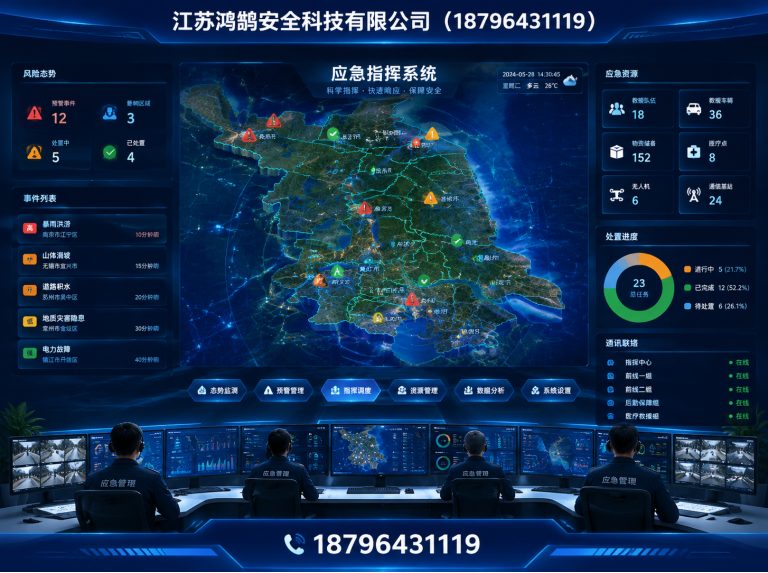 忻州应急指挥系统展示图